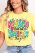 Be The Reason Someone Smiles Softstyle Adult T-Shirt