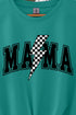 Checkered Strike Mama Softstyle Adult T-Shirt