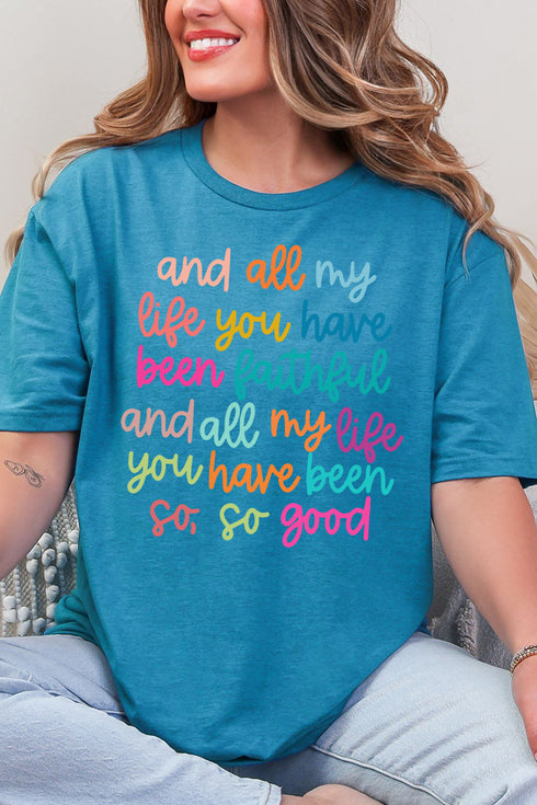 Colorful Always Faithful Softstyle Adult T-Shirt