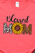 Cow Leopard Blessed Mom Softstyle Adult T-Shirt