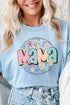 Daisies Circle Mama Softstyle Adult T-Shirt