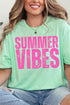 Distressed Summer Vibes Softstyle Adult T-Shirt