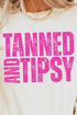 Distressed Tanned And Tipsy Softstyle Adult T-Shirt