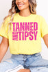 Distressed Tanned And Tipsy Softstyle Adult T-Shirt