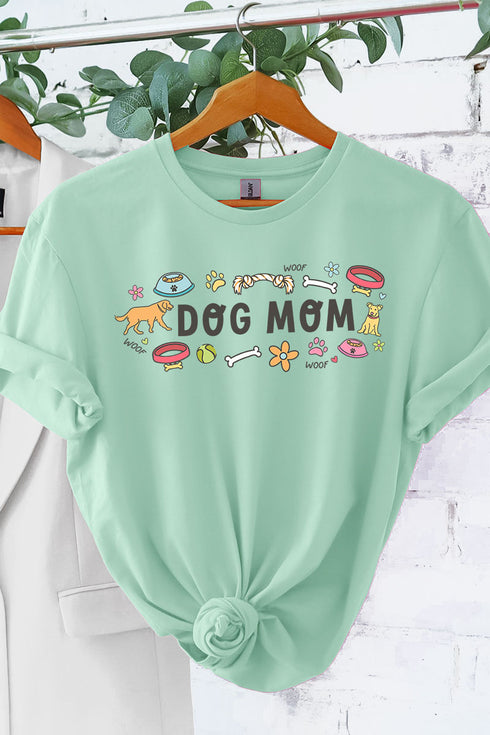 Doodle Dog Mom Softstyle Adult T-Shirt