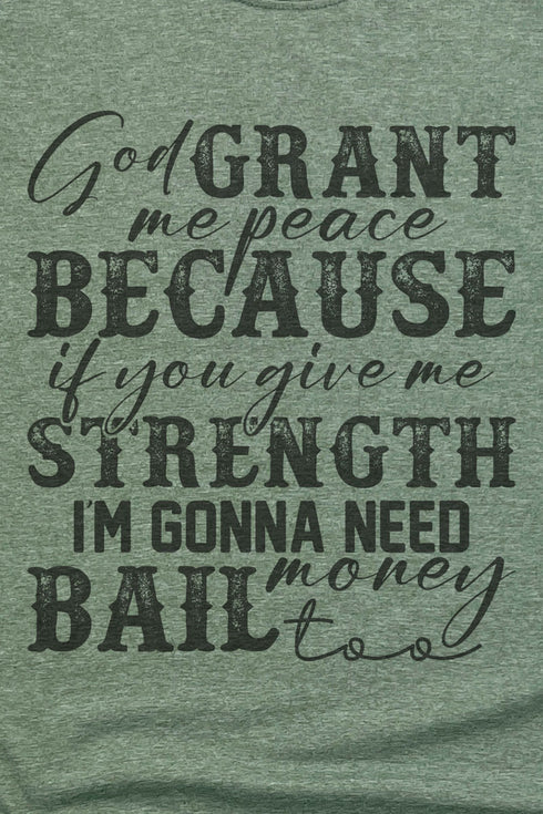 God Grant Me Peace Softstyle Adult T-Shirt