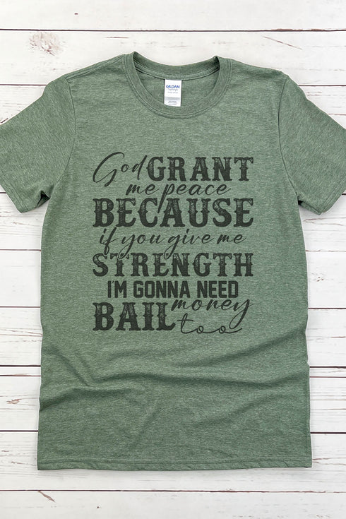 God Grant Me Peace Softstyle Adult T-Shirt