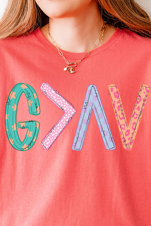 God Is Greater Softstyle Adult T-Shirt