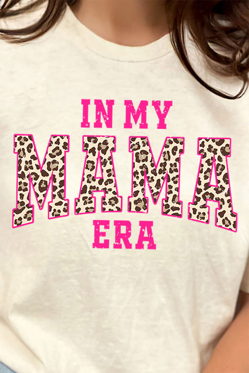 In My Mama Era Leopard Softstyle Adult T-Shirt