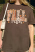 Lace Fall Vibes Softstyle Adult T-Shirt