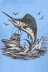 Marlin Waves Softstyle Adult T-Shirt