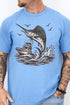 Marlin Waves Softstyle Adult T-Shirt