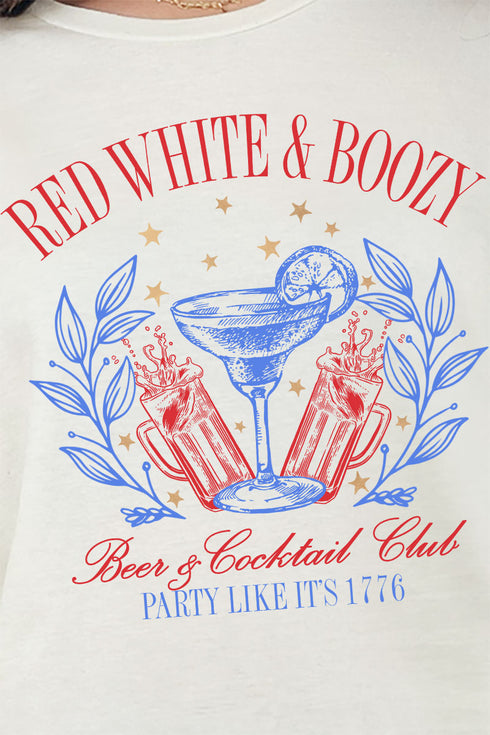 Patriotic Beer & Cocktail Club Softstyle Adult T-Shirt