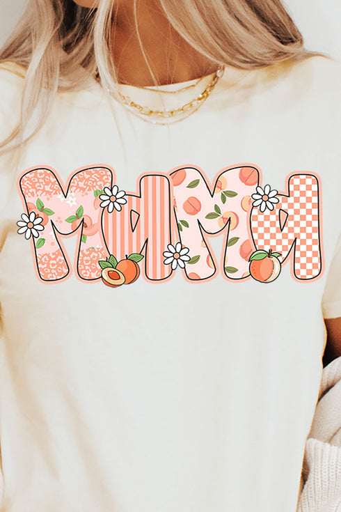 Peachy Keen Mama Softstyle Adult T-Shirt