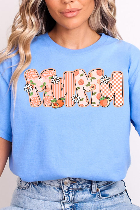 Peachy Keen Mama Softstyle Adult T-Shirt
