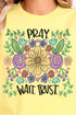 Pray Wait Trust Softstyle Adult T-Shirt
