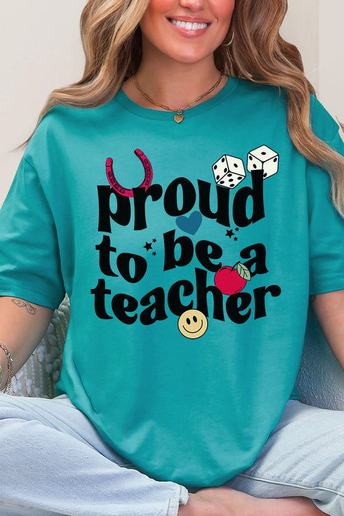 Proud Teacher Softstyle Adult T-Shirt