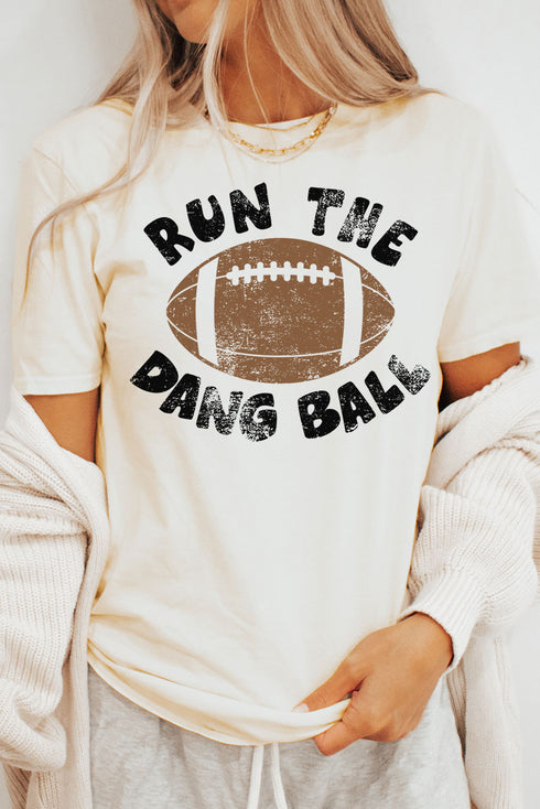 Run The Dang Ball Softstyle Adult T-Shirt