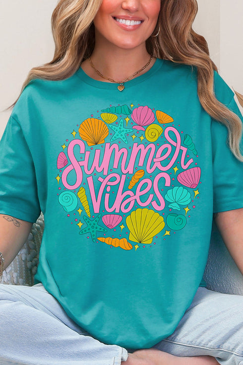 Shells & Summer Vibes Softstyle Adult T-Shirt