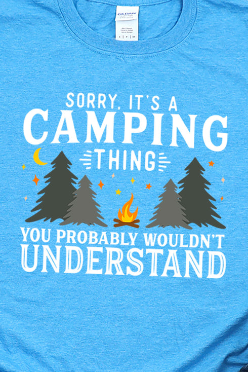 Sorry It's A Camping Thing Softstyle Adult T-Shirt