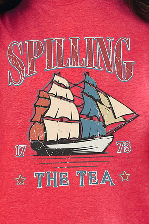 Spilling The Tea Softstyle Adult T-Shirt
