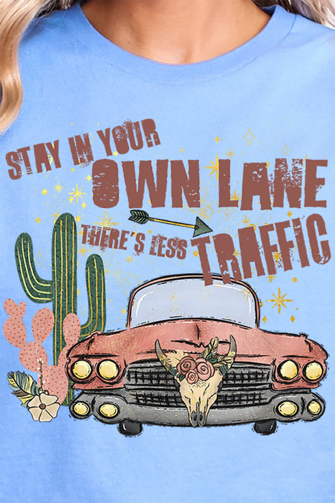 Stay In Your Lane Softstyle Adult T-Shirt