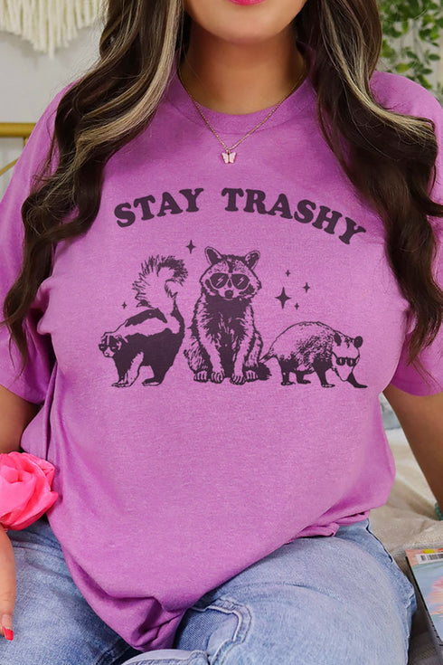 Stay Trashy Softstyle Adult T-Shirt