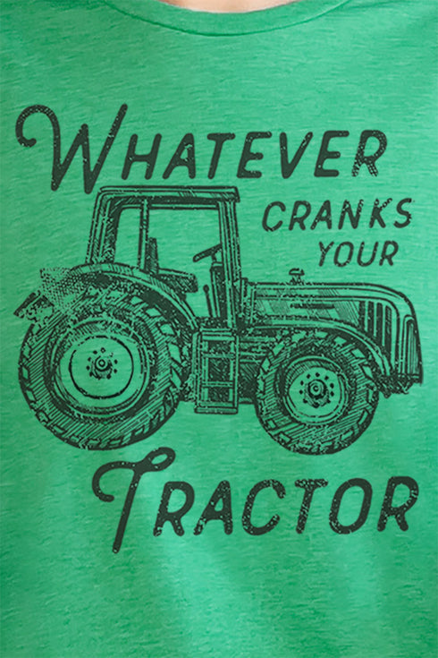 Whatever Cranks Your Tractor Softstyle Adult T-Shirt
