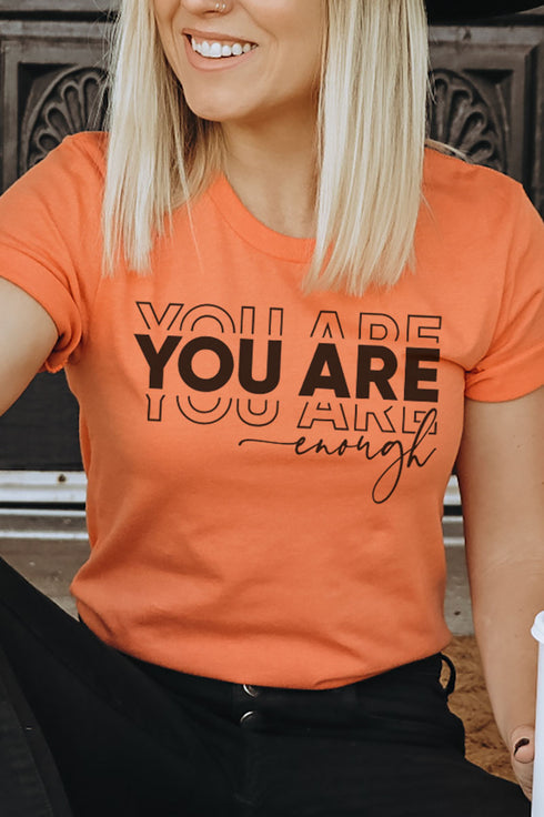 Stacked You Are Enough Softstyle Adult T-Shirt