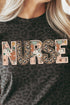 Boho Nurse Faux Embroidery Transfer Fine Jersey Tee