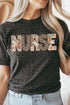 Boho Nurse Faux Embroidery Transfer Fine Jersey Tee