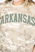 Green Arched Arkansas Fine Jersey Tee