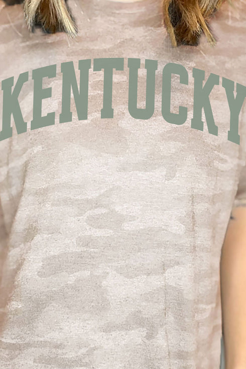 Green Arched Kentucky Fine Jersey Tee
