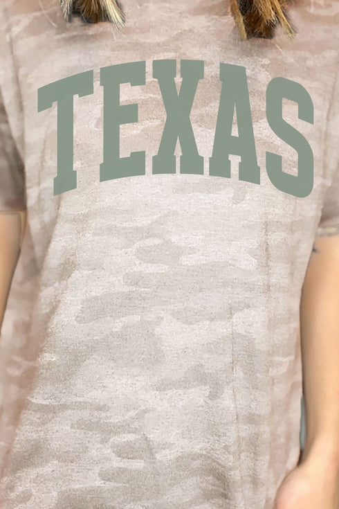 Green Arched Texas Fine Jersey Tee