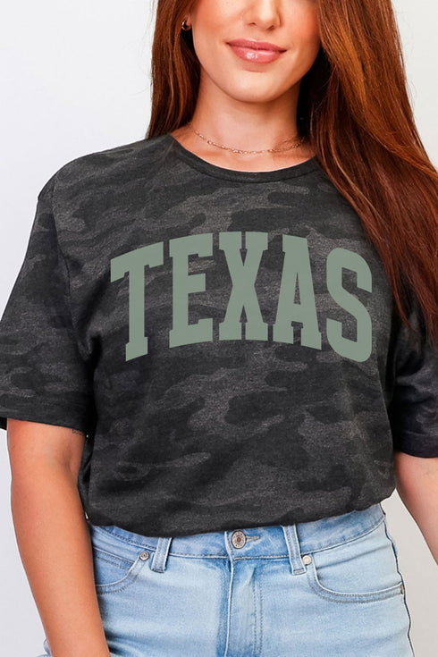 Green Arched Texas Fine Jersey Tee
