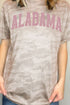 Pink Arched Alabama Fine Jersey Tee