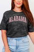 Pink Arched Alabama Fine Jersey Tee