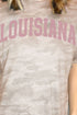 Pink Arched Louisiana Fine Jersey Tee