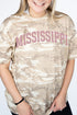 Pink Arched Mississippi Fine Jersey Tee