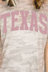 Pink Arched Texas Fine Jersey Tee