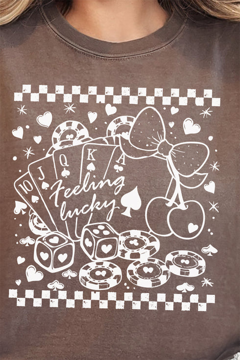 Hearts Feeling Lucky Comfort Colors Adult Ring-Spun Cotton Tee