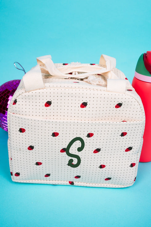 Strawberry Fields Insulated Lunch Bag