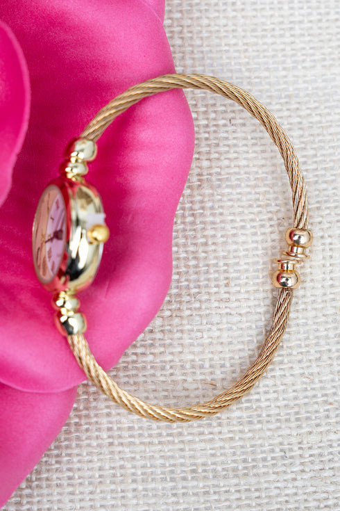 Timeless Twist Goldtone Watch