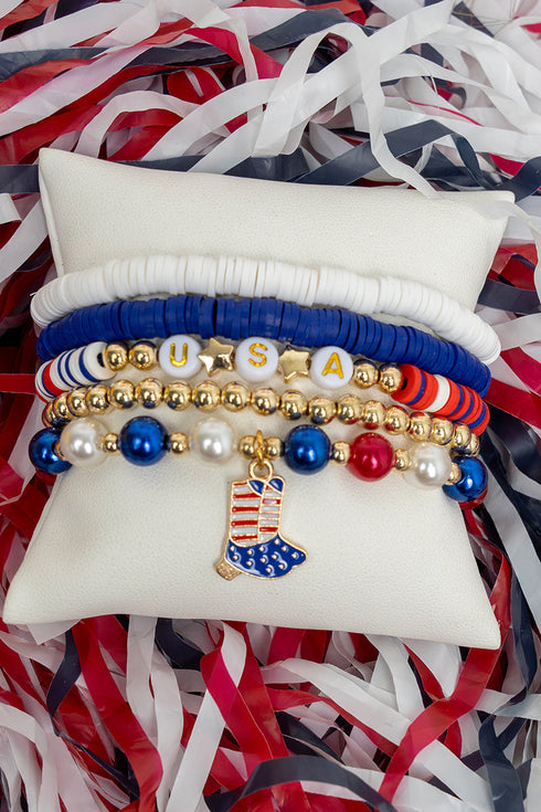 Crystal Avenue Land That I Love Beaded Bracelet Set
