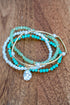 Mint Boardwalk Beads Bracelet Set