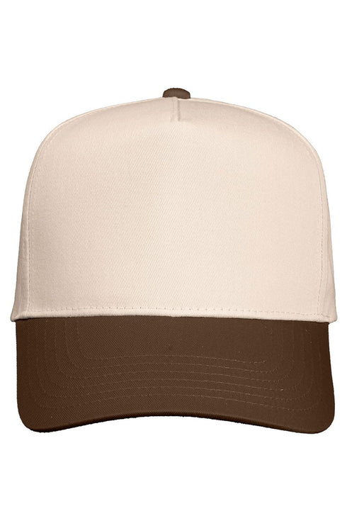 Run The Dang Ball Embroidered Five Panel Twill Cap