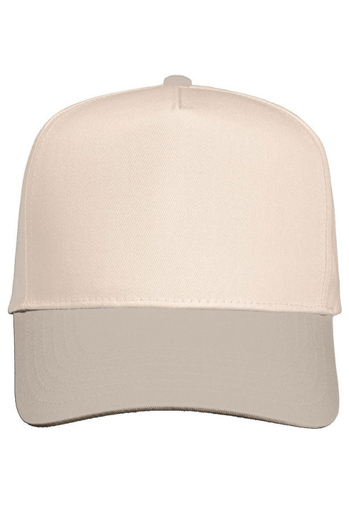 Upside Down Spooky Embroidered Five Panel Twill Cap