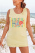 Bikini Summer Vibes Comfort Colors Cotton Tank Top