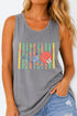 Bikini Summer Vibes Comfort Colors Cotton Tank Top