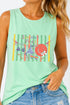 Bikini Summer Vibes Comfort Colors Cotton Tank Top